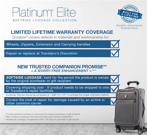 travelpro warranty claim.